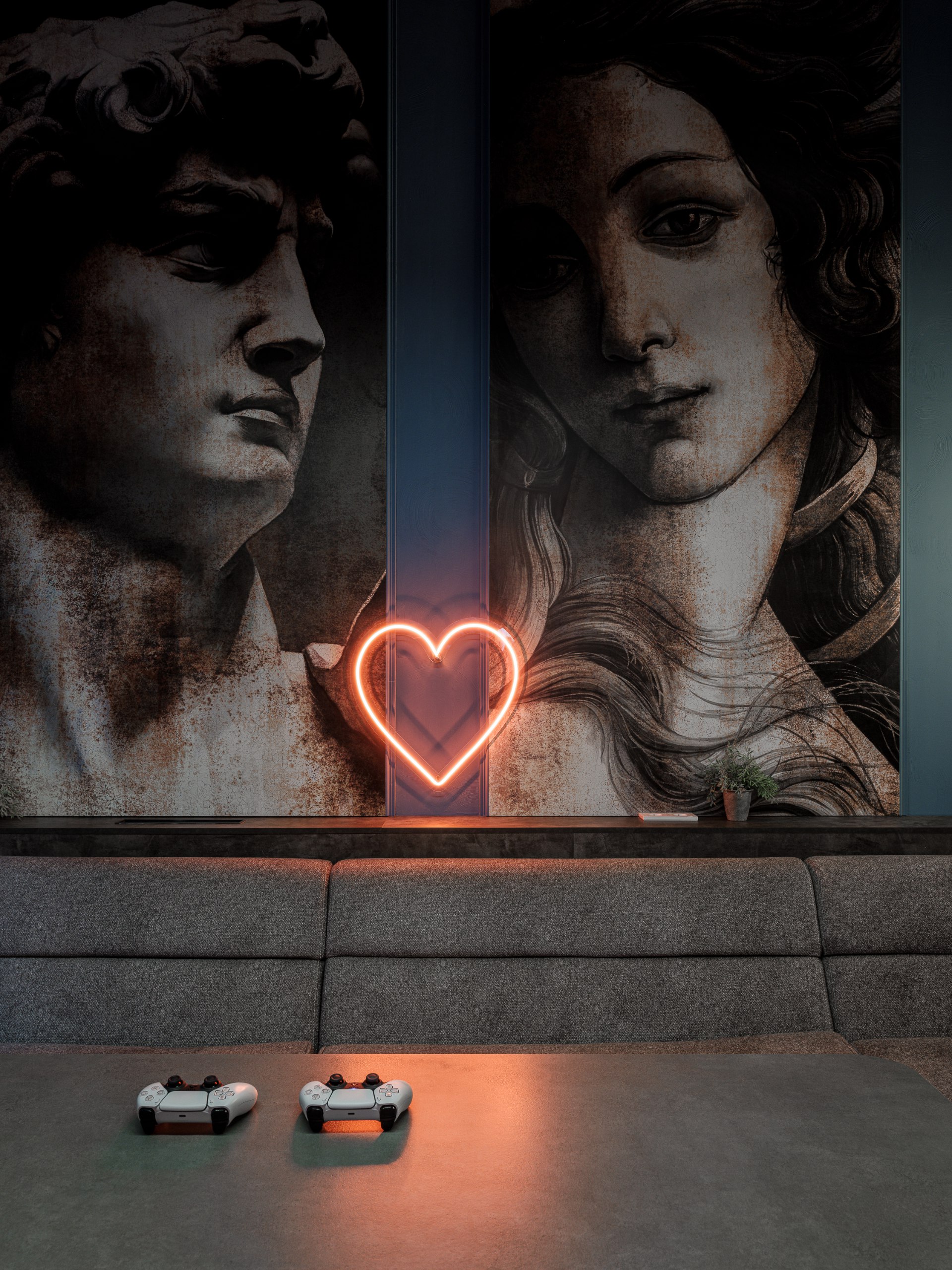 За запоминающимся интерьером кальян-бара в Новосибирске заказчики обратились к cпециалистам из Gb Architects — в основу проекта легла эклектика, элементы лофта и ироничный декор | Сетка — социальная сеть от hh.ru