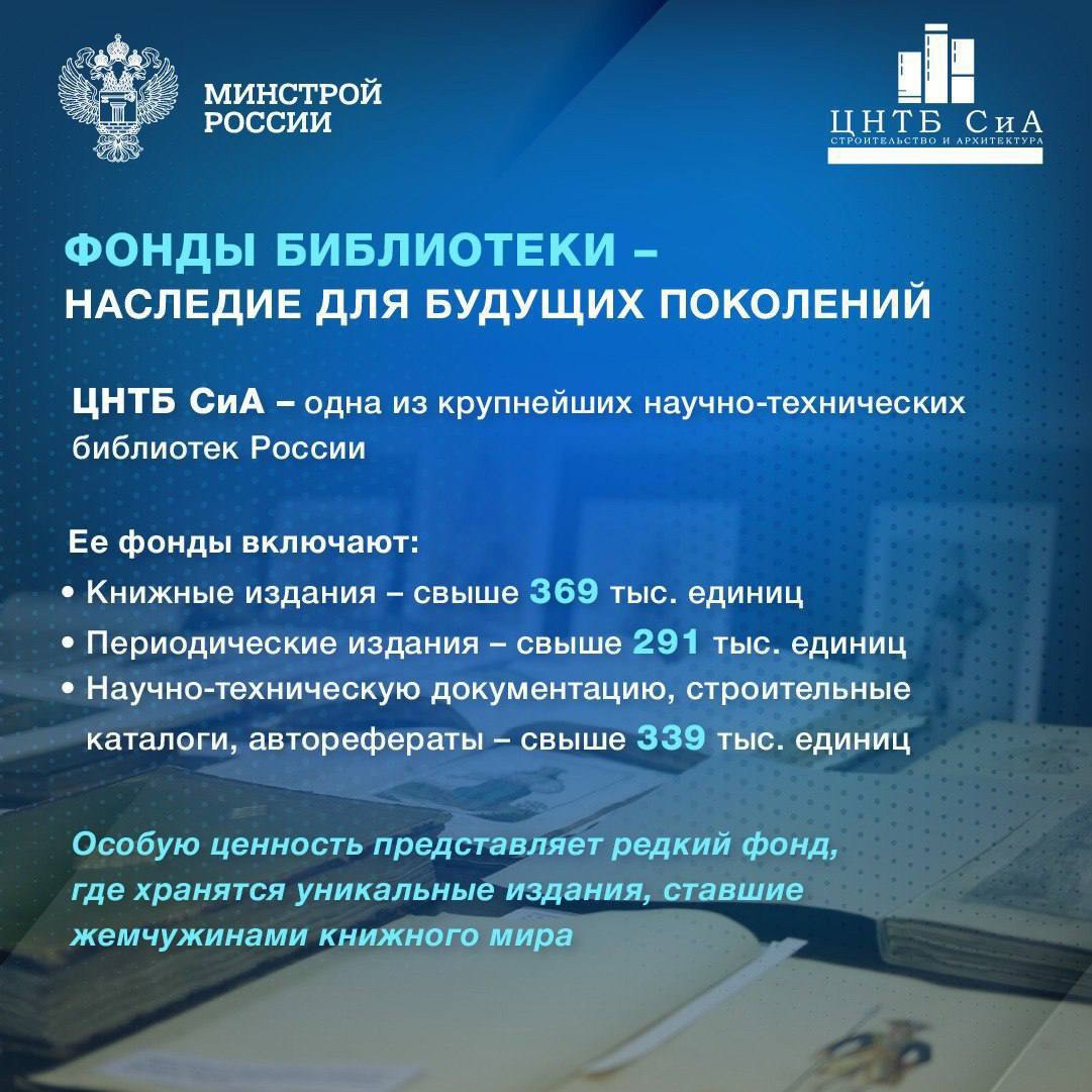 Центральной научно-технической библиотеке по строительству и архитектуре исполняется 95 лет!
📖 С момента своего открытия библиотека стала важным центром знаний, где специалисты и студенты могут найти ... | Сетка — социальная сеть от hh.ru
