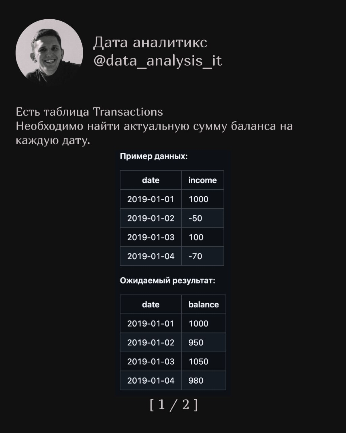 Задачки с собесов ч.1 | Сетка — социальная сеть от hh.ru