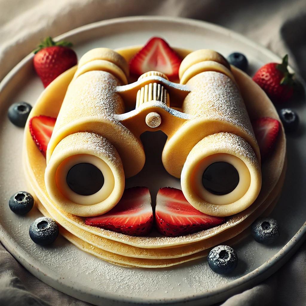 Французы знают толк в еде
Пользуясь случаем, хочу восхититься нейросеточкой Рев.арт. Она единственная с первой же попытки испекла мне настоящий блинокль | Сетка — социальная сеть от hh.ru