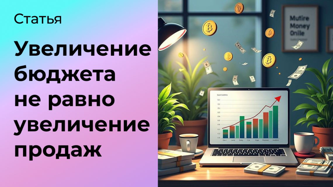 Почему увеличение бюджета не всегда равно увеличение продаж | Сетка — социальная сеть от hh.ru