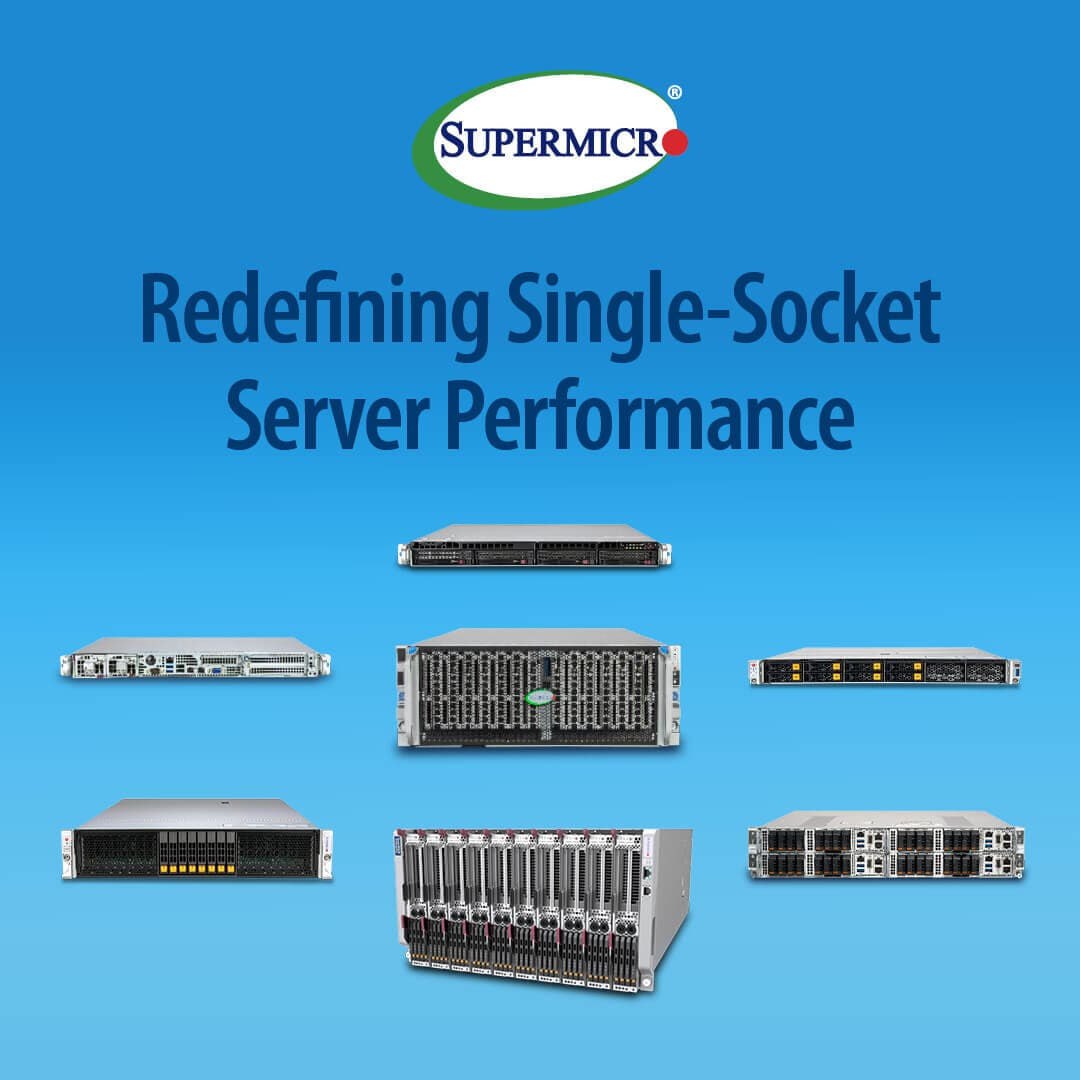 Supermicro представила однопроцессорные серверы на Intel Xeon 6
Supermicro анонсировала новые серверы на базе Intel Xeon 6, предназначенные для ИИ-инференса, НРС, аналитики данных и облачных вычислени... | Сетка — социальная сеть от hh.ru
