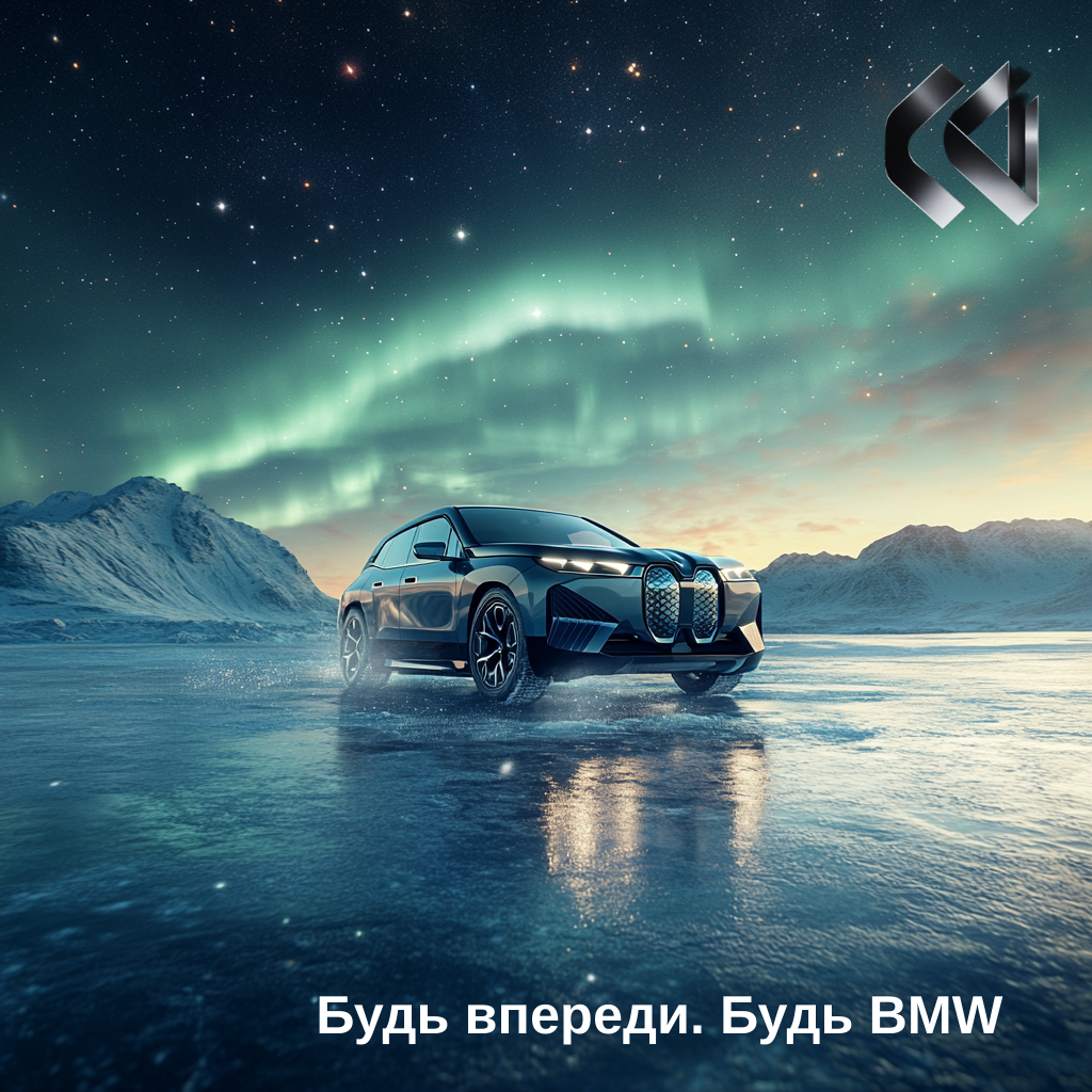 Свет, лёд и мощь: Как создавался баннер для BMW iX xDrive50 | Сетка — социальная сеть от hh.ru