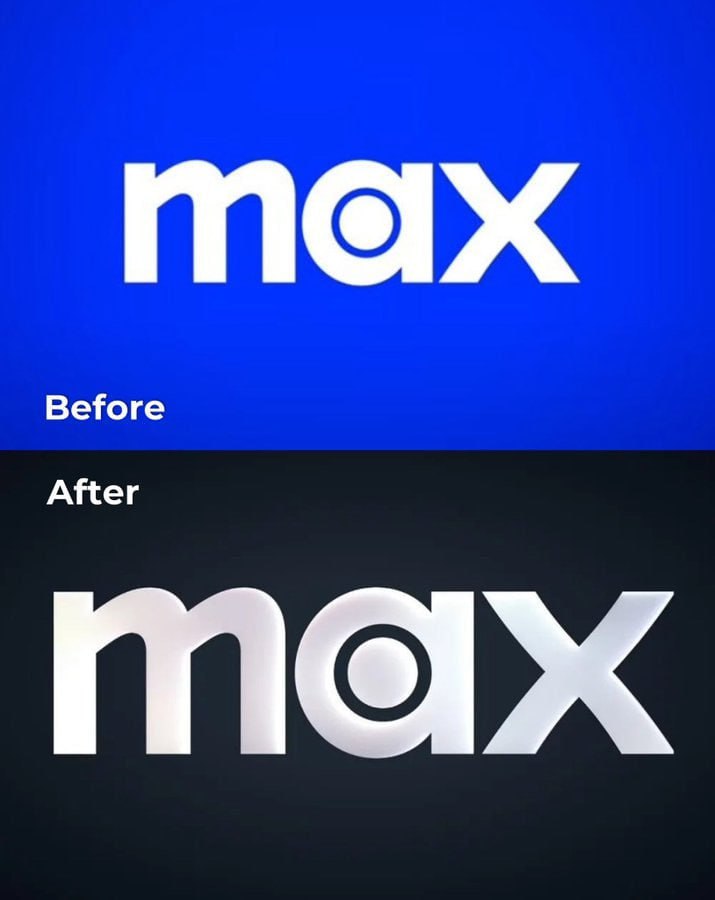 Сервис Max, ранее известный как HBO Max, провел ребрендинг. Потрачены миллионы долларов, изменился только оттенок.
Ребрендинг удался! | Сетка — социальная сеть от hh.ru