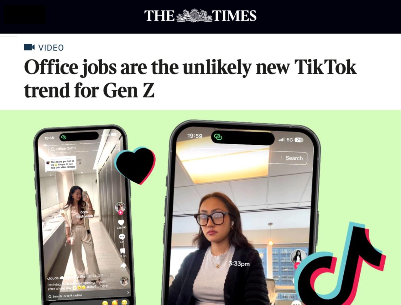 В TikTok началась спецоперация «офис это модно»: инфлюенсеры снимают латте на кокосовом, милую усталость и довольные лица с ноутбуком у окна — всё, чтобы заманить зумеров в график 9 до 17 | Сетка — социальная сеть от hh.ru