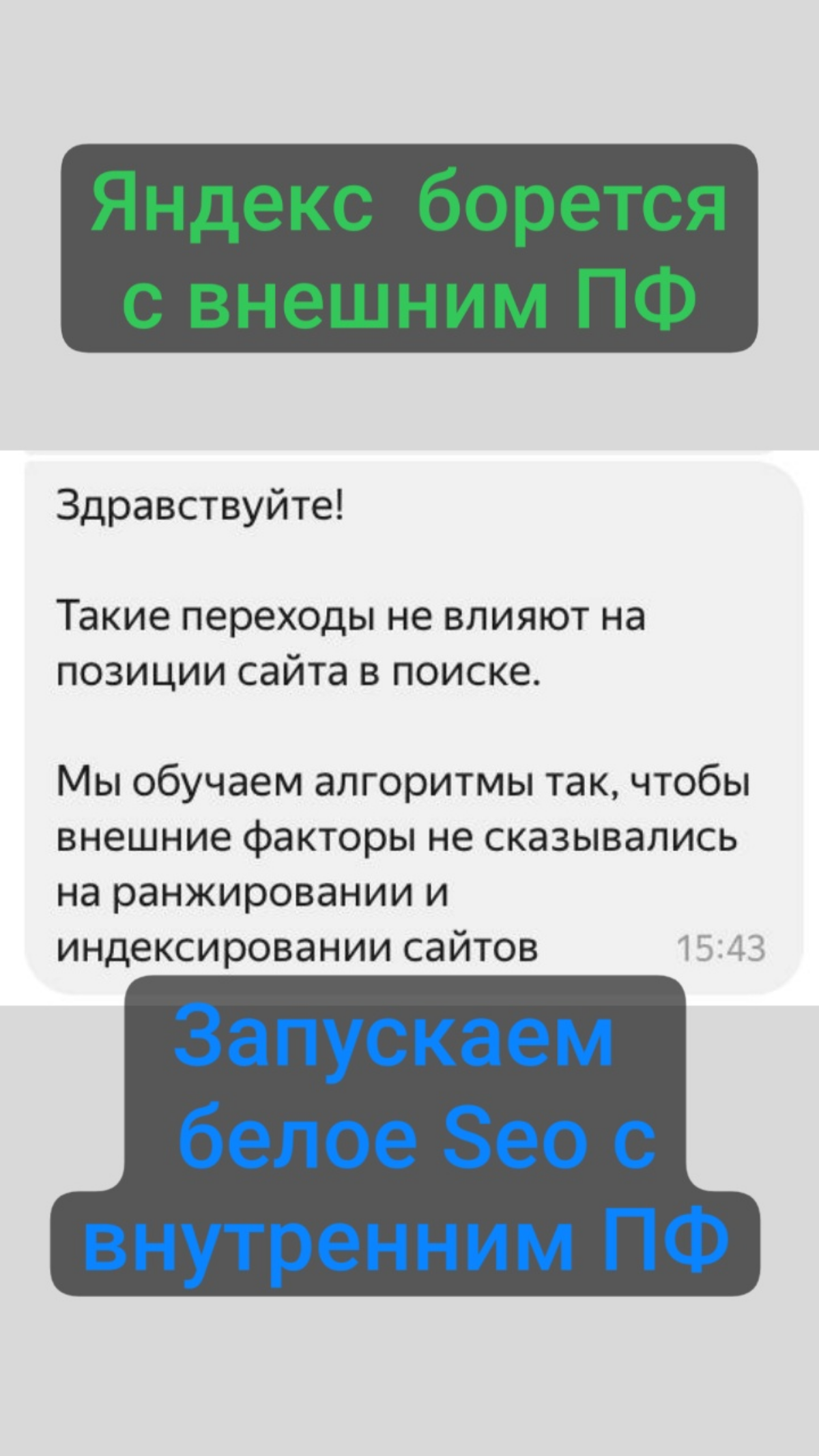Внутренний ПФ странички. Белое естественное Seo | Сетка — социальная сеть от hh.ru