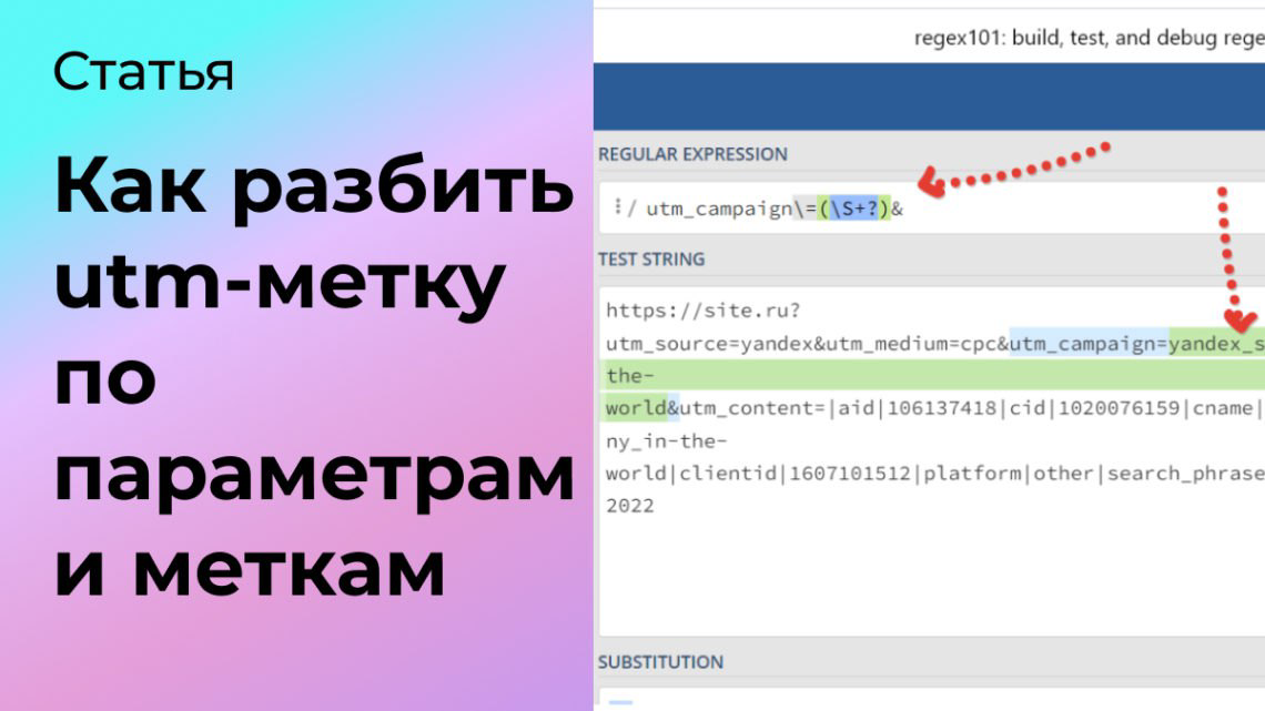 Как разбить utm-метку по параметрам и меткам | Сетка — социальная сеть от hh.ru