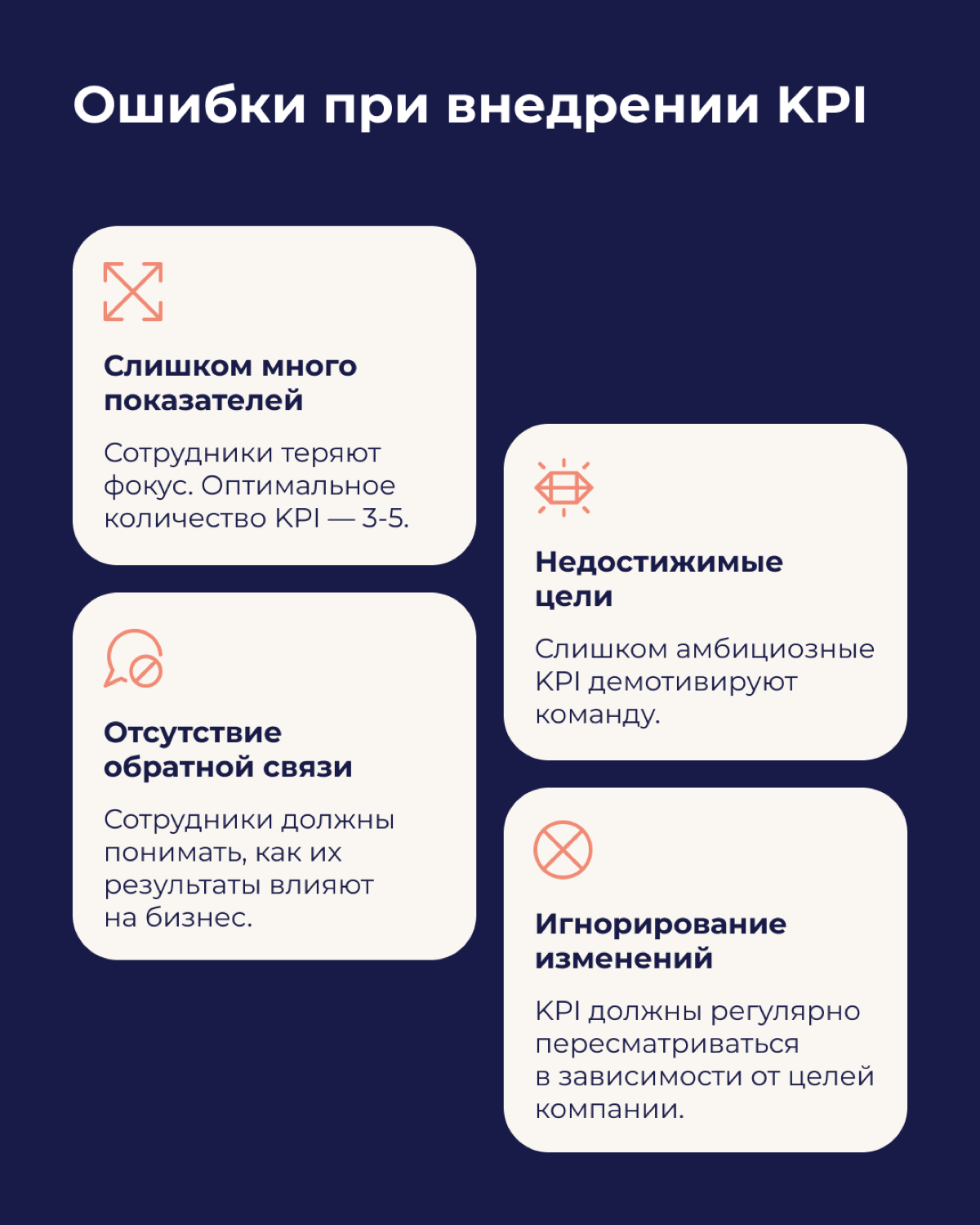 Как правильно выстроить систему KPI для сотрудников | Сетка — социальная сеть от hh.ru