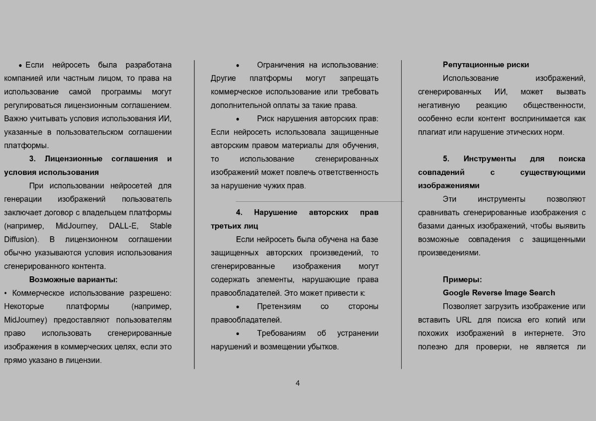Правовой режим использования сгенерированных изображений | Сетка — социальная сеть от hh.ru