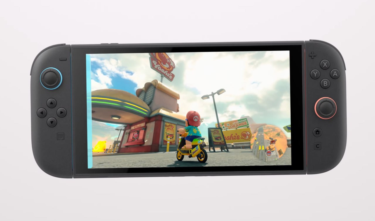 nintendo выкатила switch 2 — и да, можно будет поиграть в zelda в 4k, но за $449,99
главное:
· 7,9” lcd, hdr, 120 fps
· 256 гб памяти + поддержка microSD Express
· joy-con 2 стали больше, крепятся на ... | Сетка — социальная сеть от hh.ru