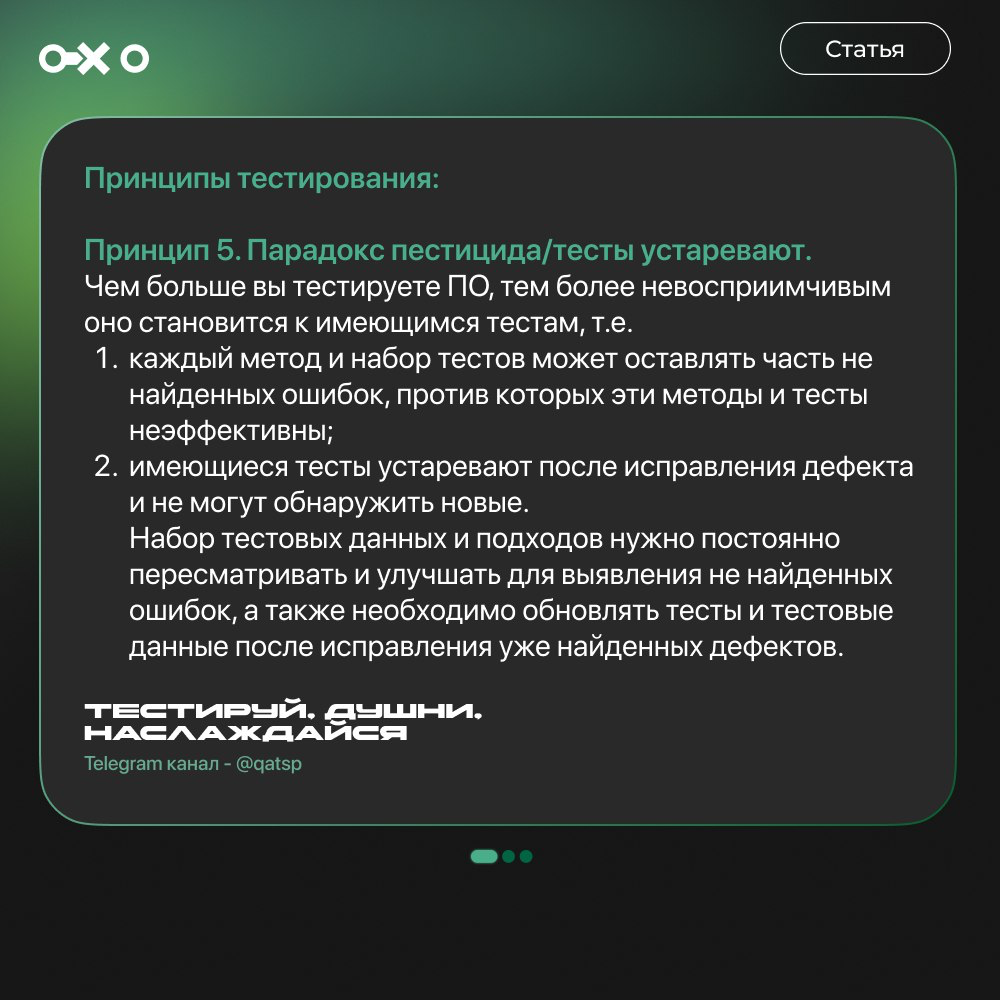 Принципы тестирования. Часть 2. | Сетка — социальная сеть от hh.ru