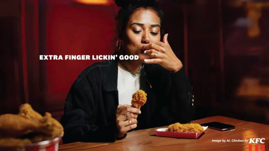 Креатив от KFC над багом ИИ | Сетка — социальная сеть от hh.ru