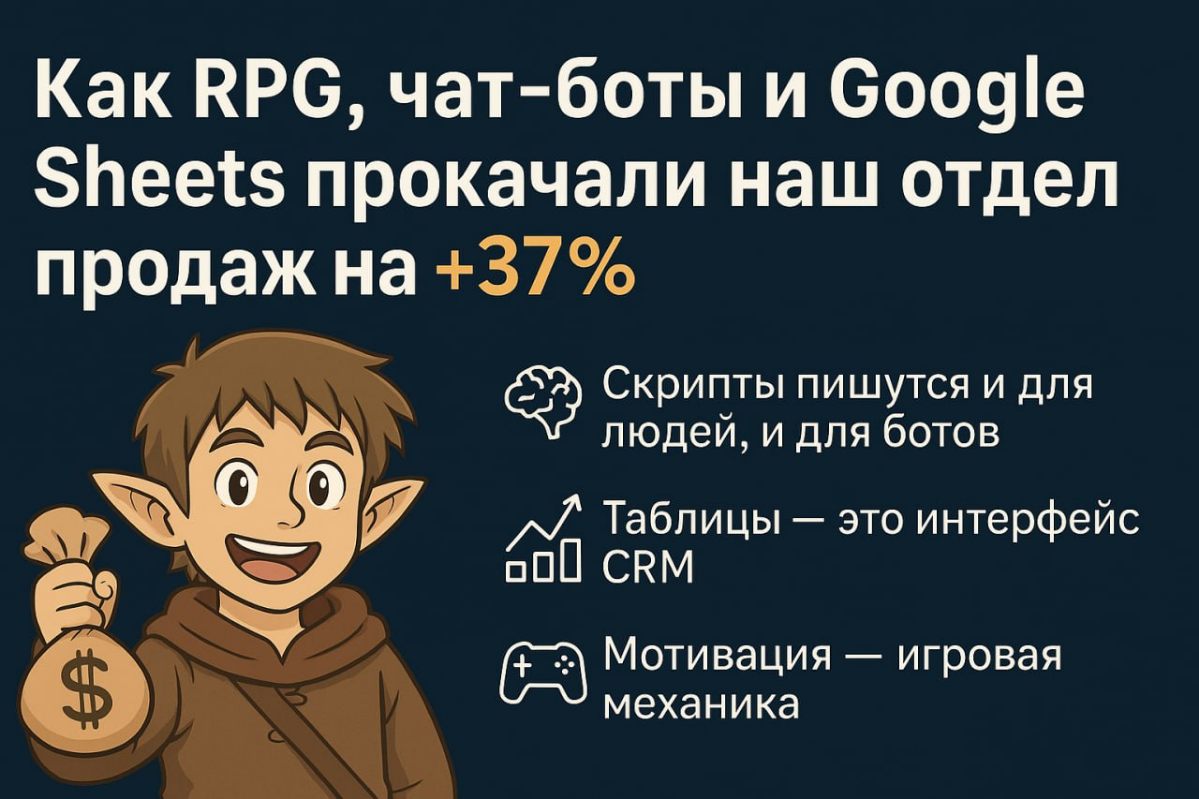 Как автоматизация, RPG и чат-боты прокачали наш отдел продаж | Сетка — социальная сеть от hh.ru
