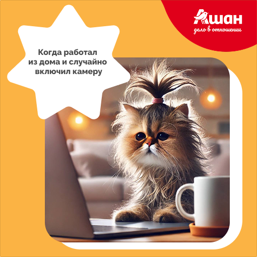 Ничто так не радует на работе, как те самые моменты, которые заставляют забыть о делах и просто улыбнуться! 😸 | Сетка — социальная сеть от hh.ru