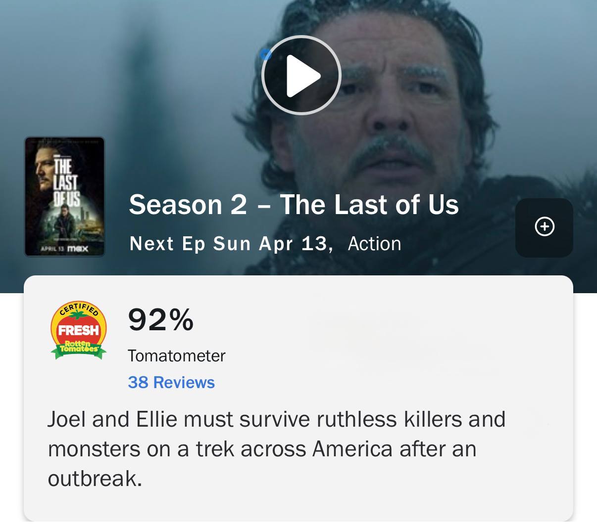 Второй сезон "The Last of Us" получил 90% на Rotten Tomatoes | Сетка — социальная сеть от hh.ru