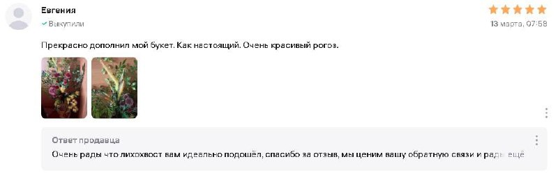 Отзывы говорят сами за себя!
Наши растения на Wildberries — в тренде и пользуются большим спросом!
Каждый день мы получаем тёплые слова от покупателей:
📶 Хвалят качество
🌿 Отмечают натуральный внешний... | Сетка — социальная сеть от hh.ru