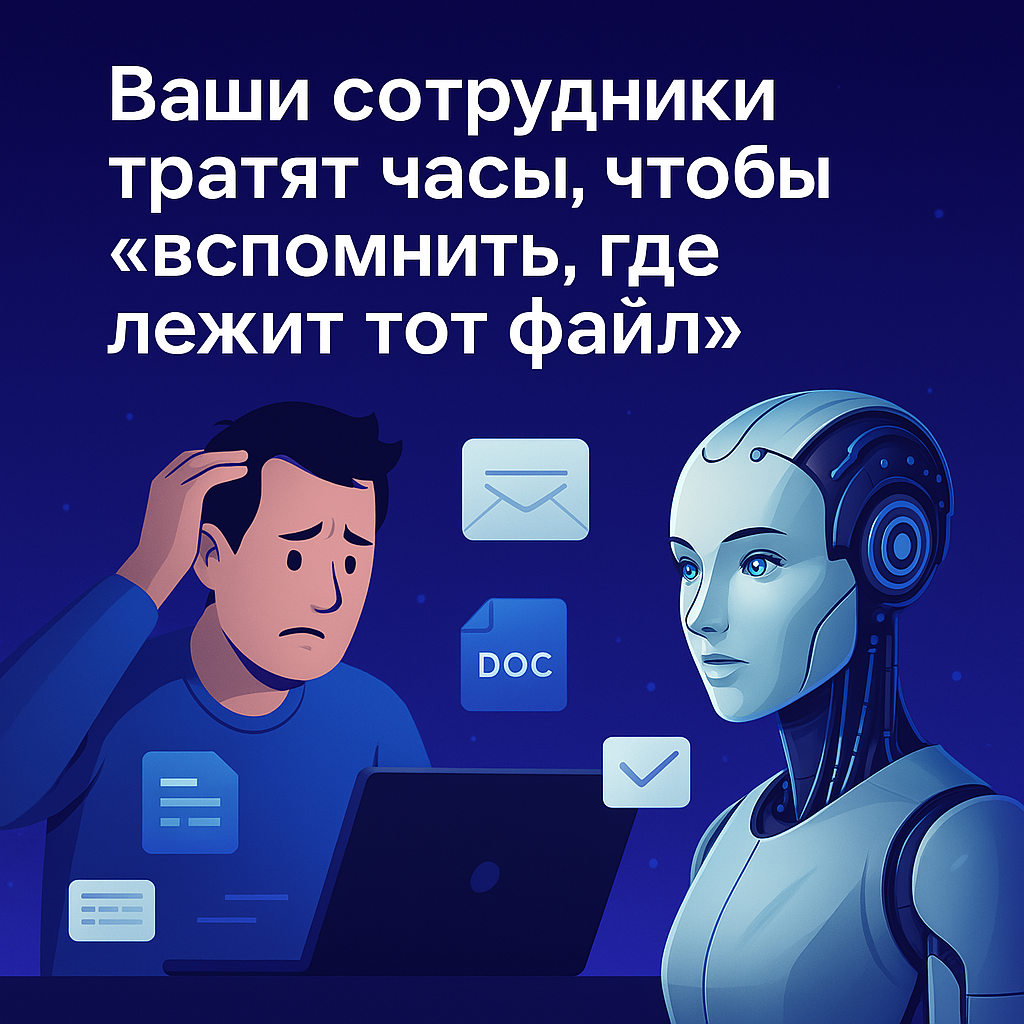Ваши сотрудники тратят часы, чтобы “вспомнить, где лежит тот | Сетка — социальная сеть от hh.ru