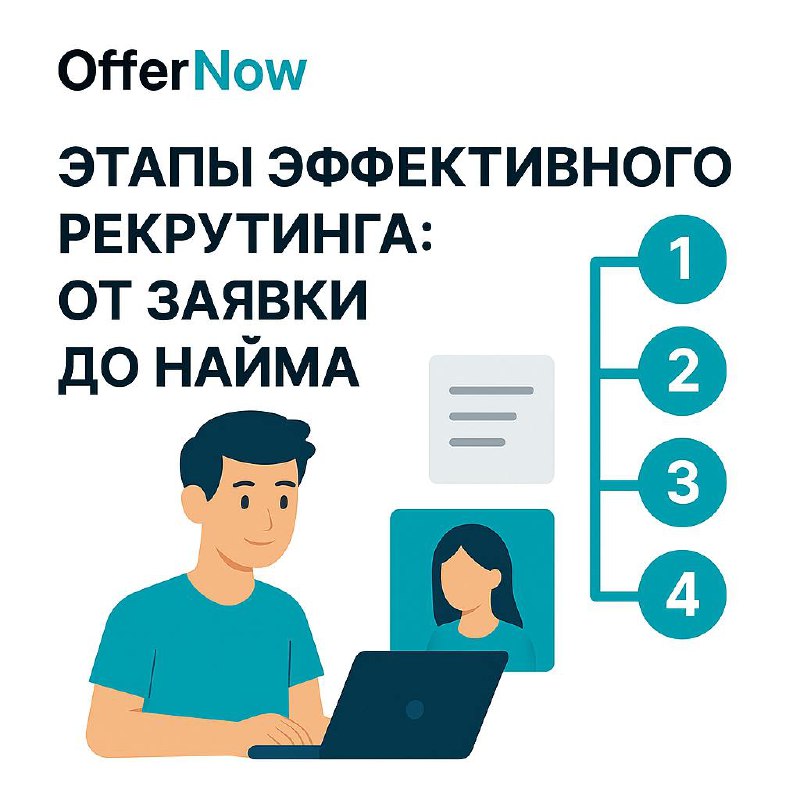 Этапы эффективного рекрутинга: от заявки до найма
Рекрутинг — это не просто поиск кандидатов, а стратегический процесс, который требует тщательной организации | Сетка — социальная сеть от hh.ru