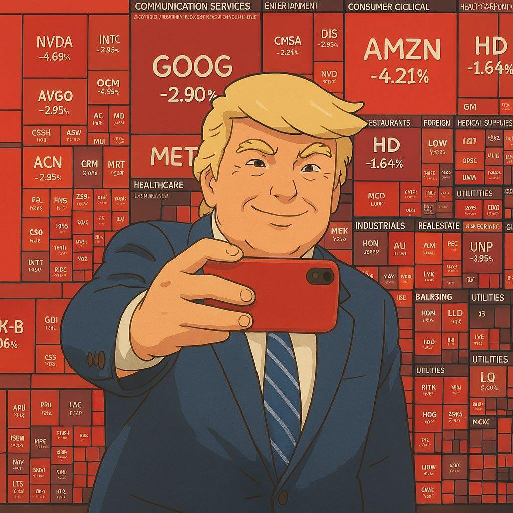 Китай бьёт в ответ: 84% пошлины на товары из США. | Сетка — социальная сеть от hh.ru