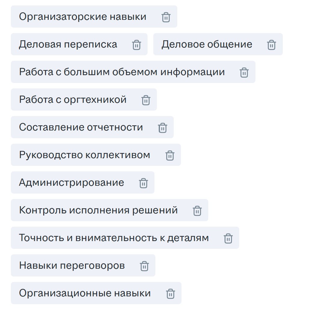Продолжаем разгадывать загадки. Перед вами ключевые навыки из профиля hh. Угадаете должность? 🧐 | Сетка — социальная сеть от hh.ru