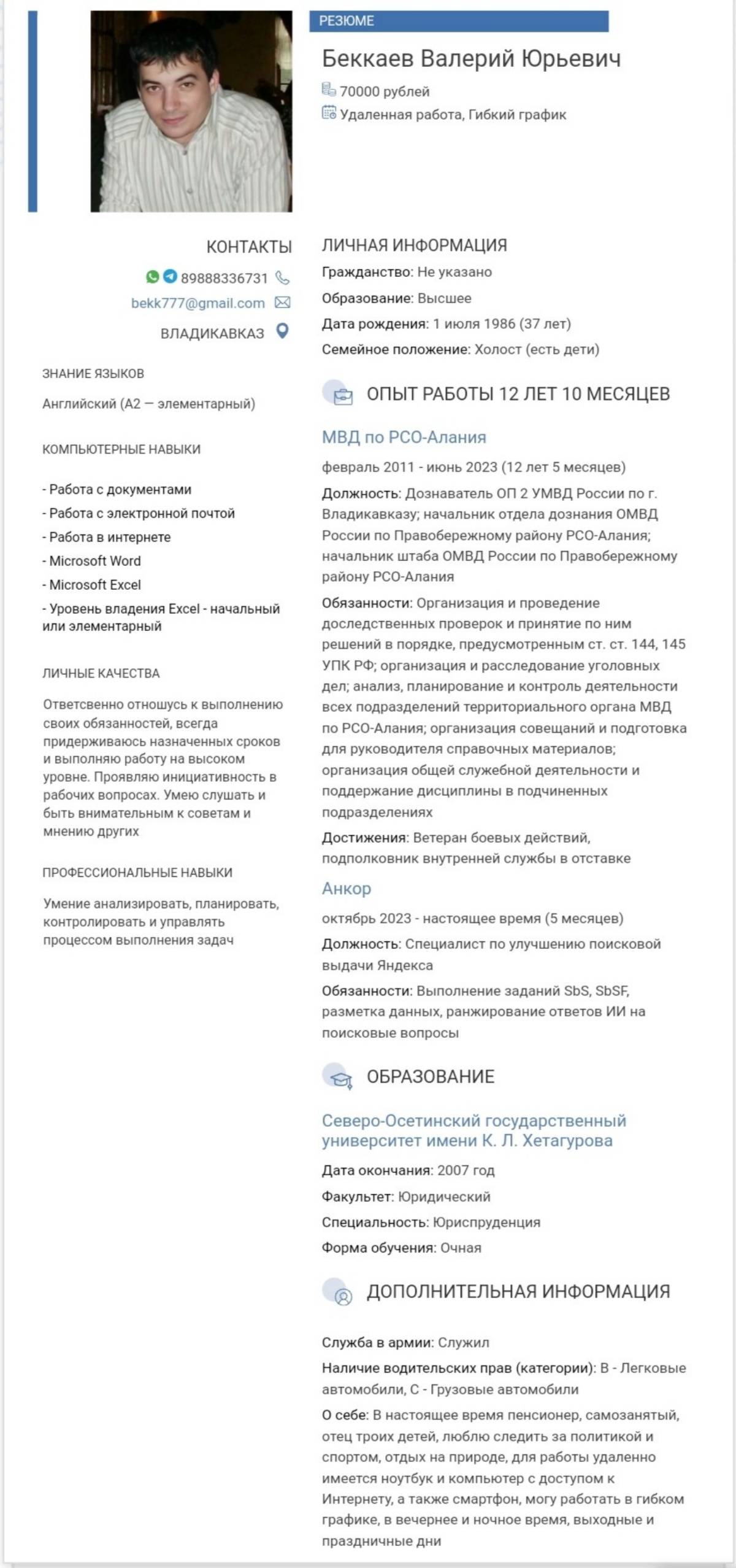 Network member avatar