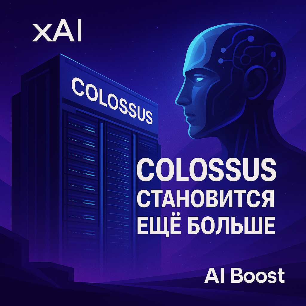 xAI Илона Маска: Colossus становится еще больше | Сетка — социальная сеть от hh.ru