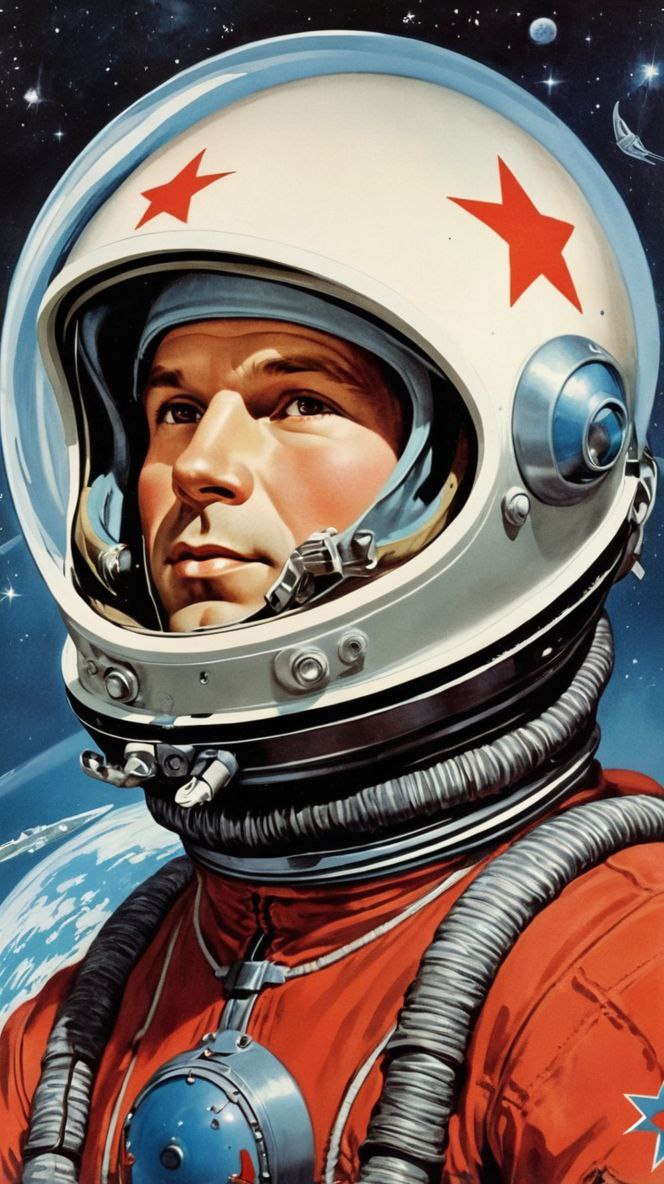 С днём Космонавтики 
#aiartwork #aiartcommunity #aigenerated #aiartsociety #aiartist #aiartists #generativeart #aiart #юрамывсё | Сетка — социальная сеть от hh.ru