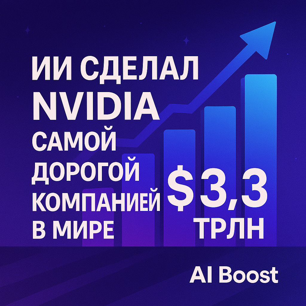 ИИ сделал Nvidia самой дорогой компанией в мире! | Сетка — социальная сеть от hh.ru