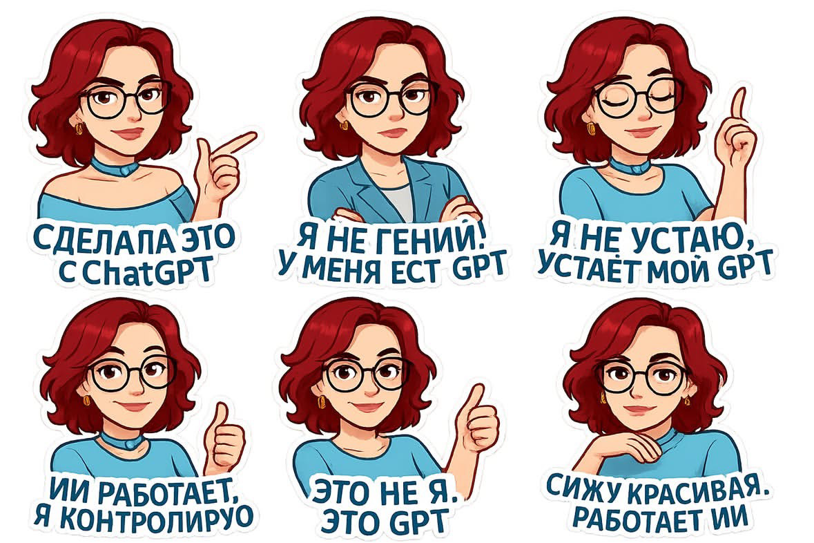 Как сделать стикерпак в ChatGPT | Сетка — социальная сеть от hh.ru