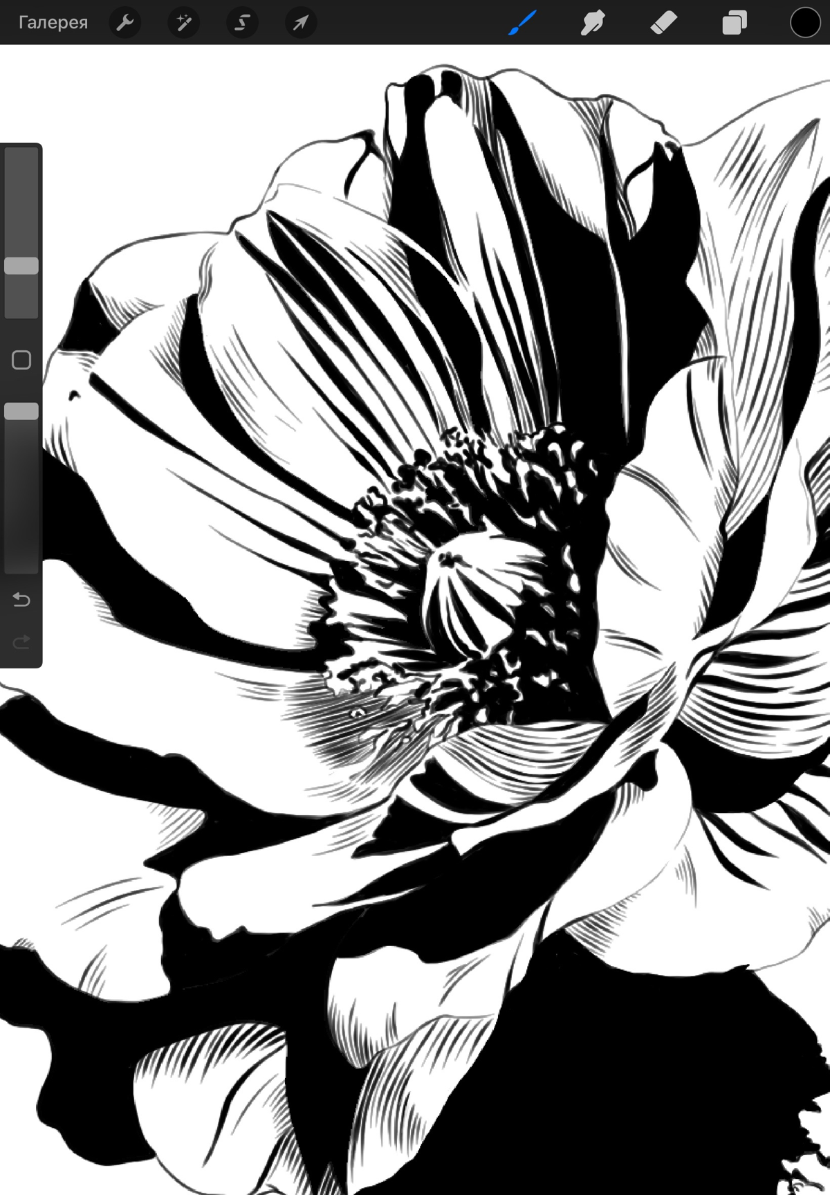 Штрихи, как отдельный вид искусства 🖤🌸 | Сетка — социальная сеть от hh.ru