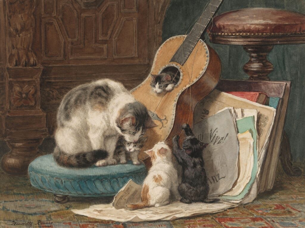 Музыканты.
Генриетта Роннер-Книп, 1876-77.
Акварель, карандаш.
#котвыходногодня | Сетка — социальная сеть от hh.ru