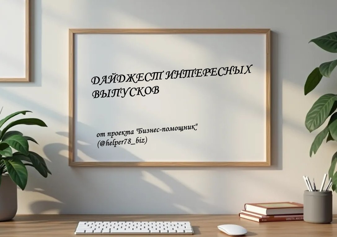 🗓 ДАЙДЖЕСТ - выборка полезного контента проекта "Бизнес-помощник" за 14-15 неделю 2025г | Сетка — социальная сеть от hh.ru