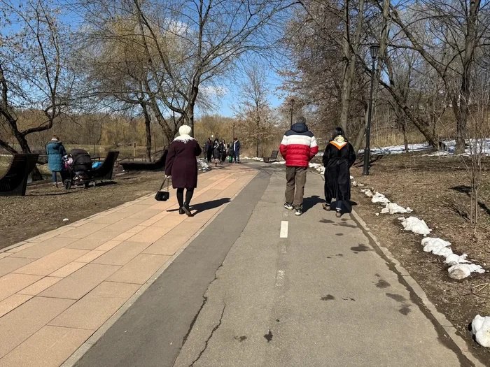 К нам пришло тепло. И вместе с ним - пешеходы на велосипедных дорожках⁠⁠ | Сетка — социальная сеть от hh.ru
