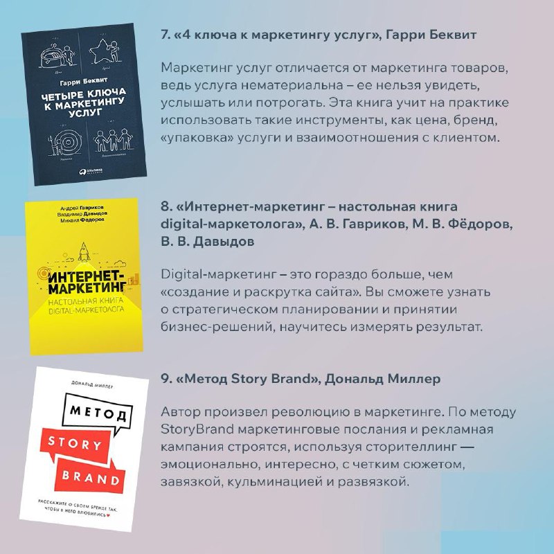 18 книг по маркетингу, которые обязательно стоит прочитать. | Сетка — социальная сеть от hh.ru