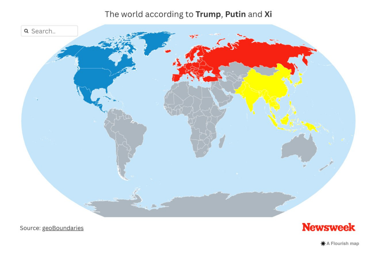 Американское издание Newsweek опубликовало карту | Сетка — социальная сеть от hh.ru