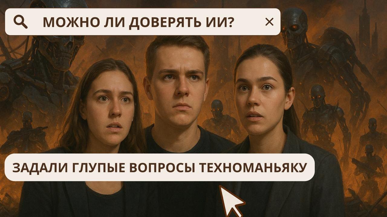 МОЖНО ЛИ ДОВЕРЯТЬ ИИ: этика, ошибки, будущее | ТЕХНОМАНЬЯК
В этом выпуске мы позвали Техноманьяка @tehnomaniak07 — блогера, который отлично разбирается в технологиях, особенно в ИИ | Сетка — социальная сеть от hh.ru