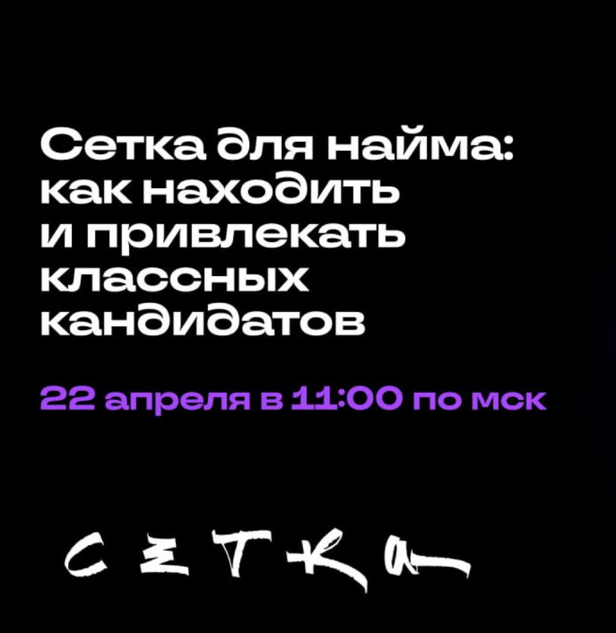 Рассказываем как искать сотрудников в Сетке | Сетка — социальная сеть от hh.ru