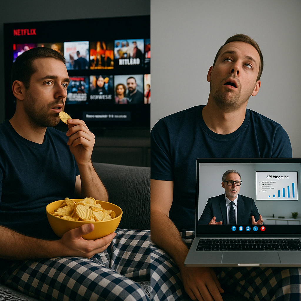Демо — не Netflix. Его никто не будет досматривать ‘на досуге'.
Самый частый факап в B2B: демо провели — и ждём, пока клиент сам додумается, зачем ему это всё нужно.
Нет. Не додумается | Сетка — социальная сеть от hh.ru