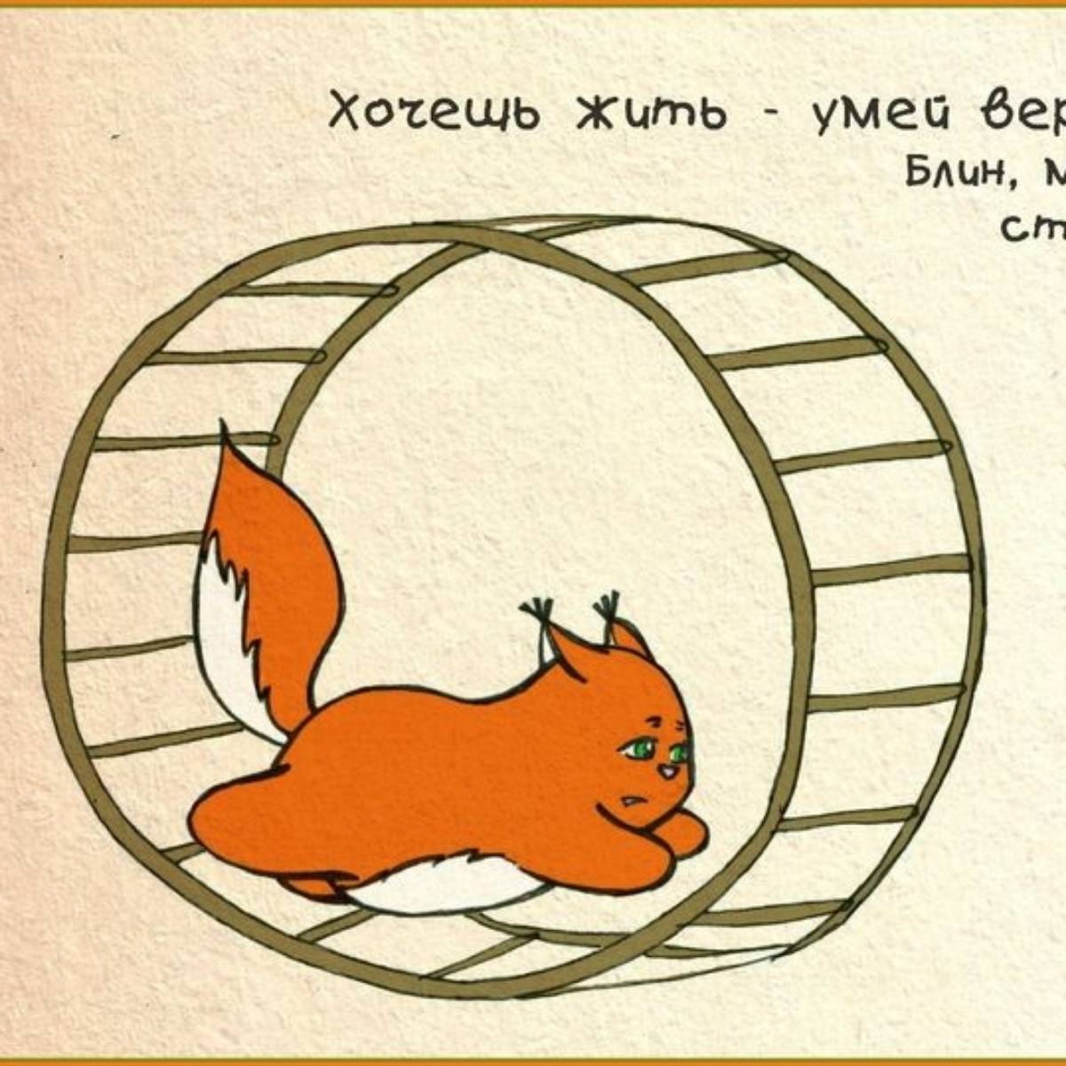 Белка в колесе Сансары