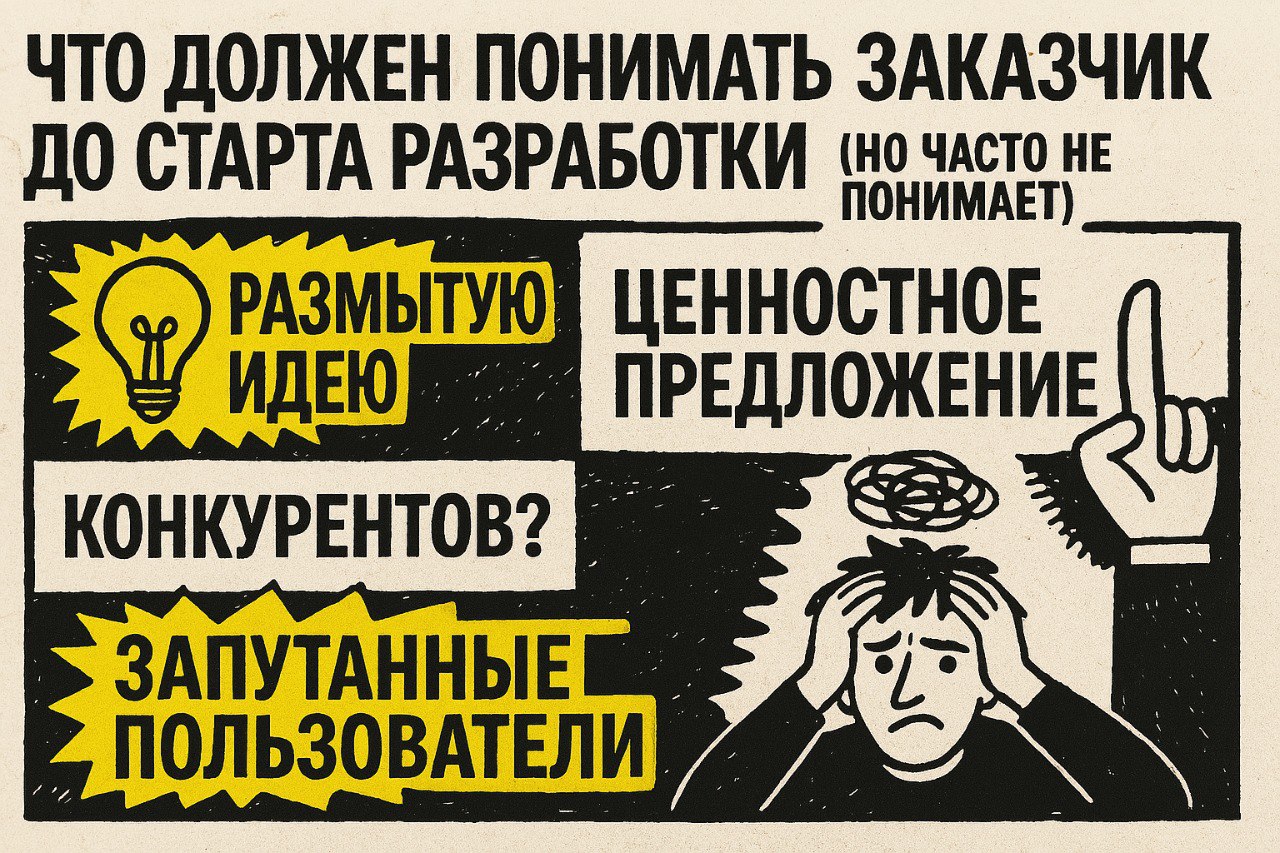 Что должен понимать заказчик до старта разработки | Сетка — социальная сеть от hh.ru