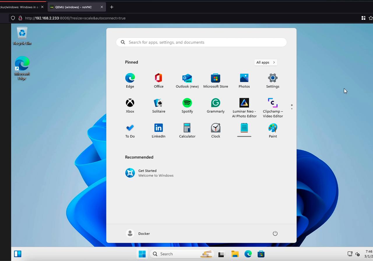 Запуск Windows-контейнеров под Linux и MacOS
Если на компьютере под Linux нужно быстренько запустить Windows или MacOS, самый простой и быстрый способ сделать это — ввести команду для скачивания и заг... | Сетка — социальная сеть от hh.ru