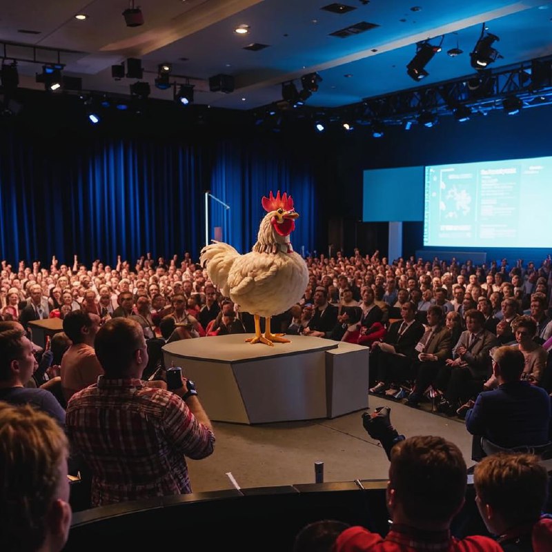 Идеальное техническое выступление. Old but gold!
Мне было сегодня лет, когда я посмотрела ролик Chicken chicken chicken. Ссылка на него всплыла в ходе обсуждения прокачки навыков публичных выступлений | Сетка — социальная сеть от hh.ru