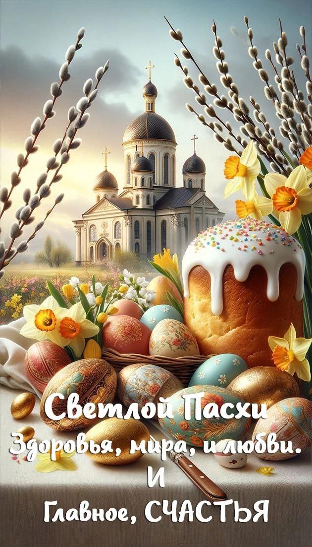 Поздравляем с Пасхой! 🕊️
Пусть этот светлый праздник наполнит ваши сердца миром, любовью и надеждой. Желаем здоровья, счастья и благополучия вам и вашим близким | Сетка — социальная сеть от hh.ru