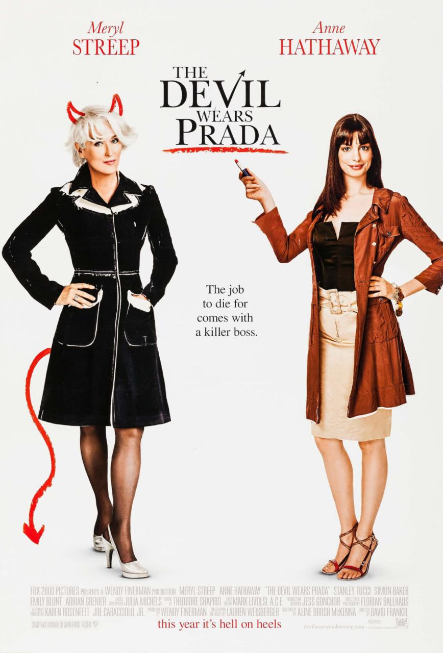 🎬 Дьявол носит Prada (2006) — фильм, который притворяется легким, а на самом деле делает больно тем, кто хотя бы раз забывал себя ради работы
Да, здесь Сальма Хайек... шучу, конечно — Мэрил Стрип | Сетка — социальная сеть от hh.ru
