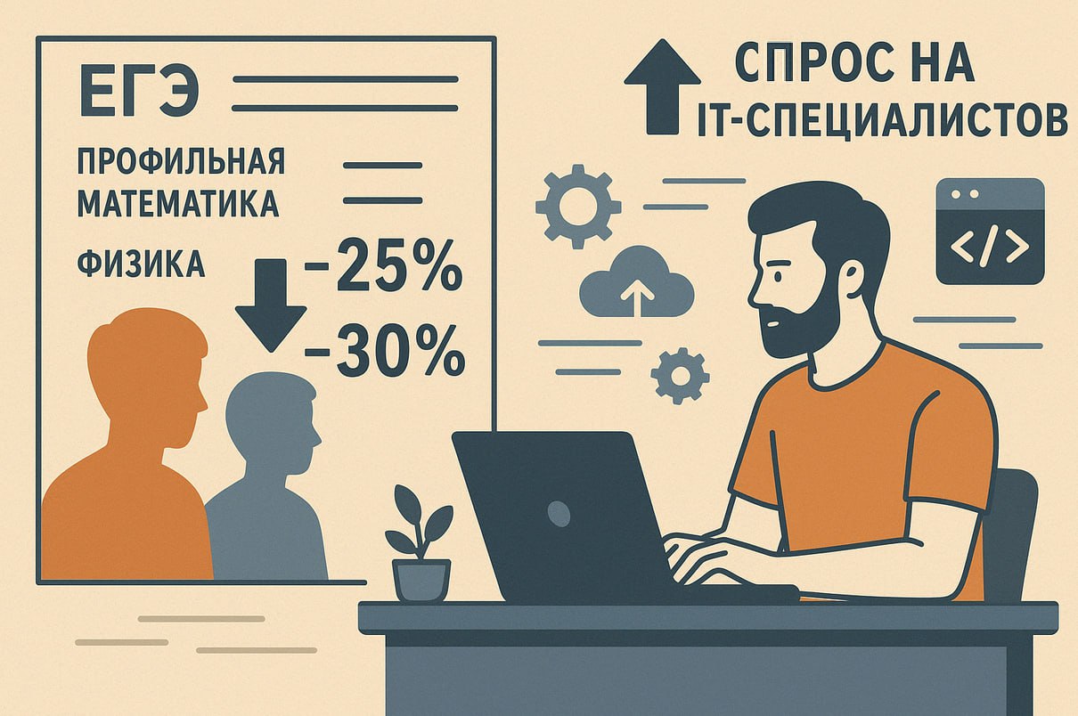 #1Сновость
⚡️Спрос на ИТ-специалистов будет расти, так как количество новых специалистов выходящих на рынок труда в этой отрасли только снижается | Сетка — социальная сеть от hh.ru