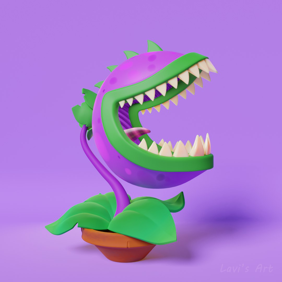 3D Жевун из Plants vs. Zombies | Сетка — социальная сеть от hh.ru