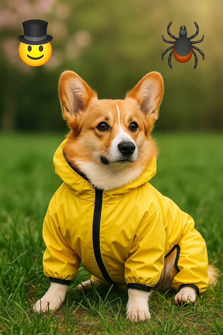 🎩🐶 Одежда против клещей: модно, удобно, защищает! 🛡
Когда на улице весна, и всё цветёт 🌸, клещи тоже не дремлют 😤
Но наш пёс не жертва моды — он в броне! 🐕🦺
Специальная одежда для собак от клещей:
✅ З... | Сетка — социальная сеть от hh.ru