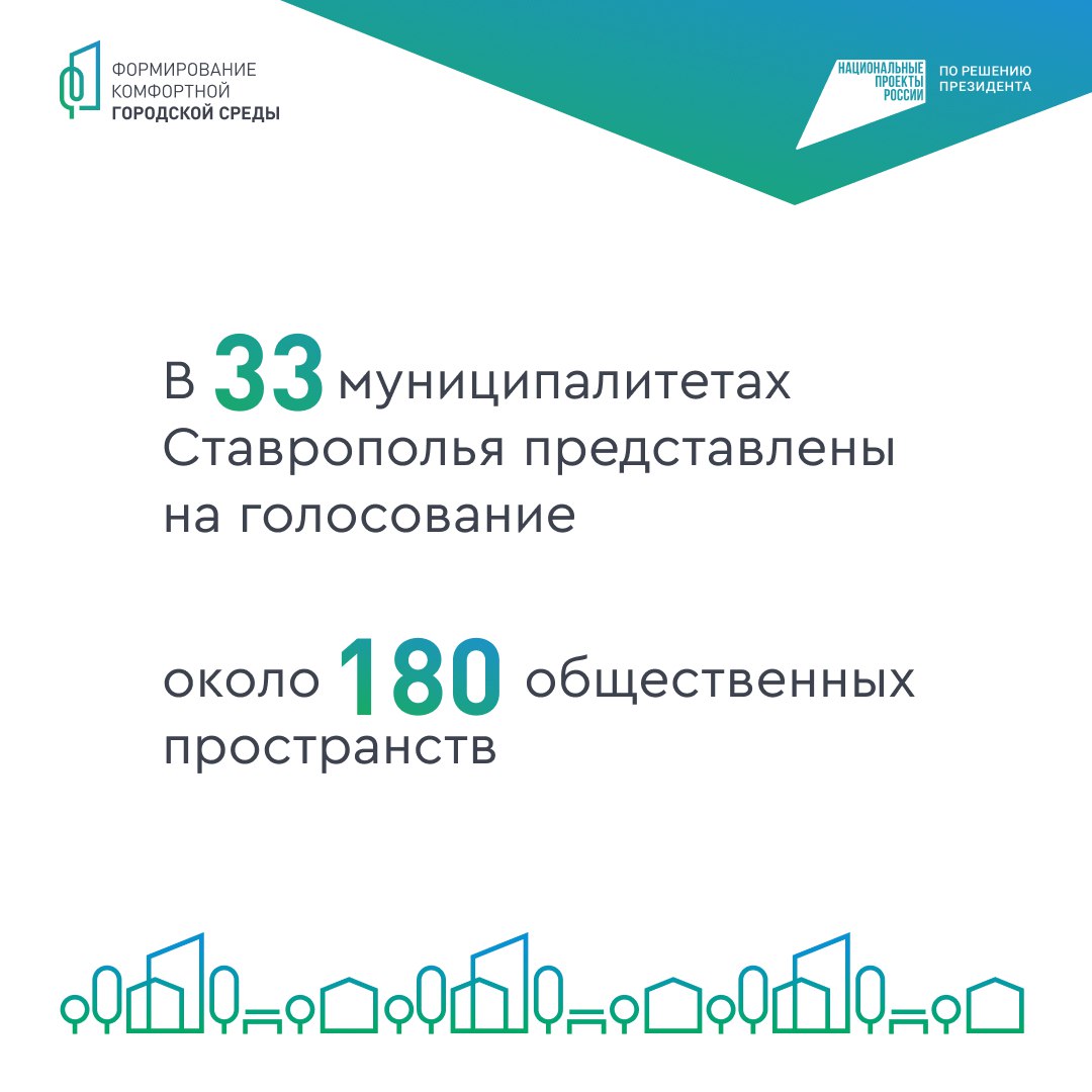Ставропольцы, поспешите украсить новым сквером или аллеей свой населенный пункт!
Стартовало голосование за объекты благоустройства по проекту «Формирование комфортной городской среды» | Сетка — социальная сеть от hh.ru