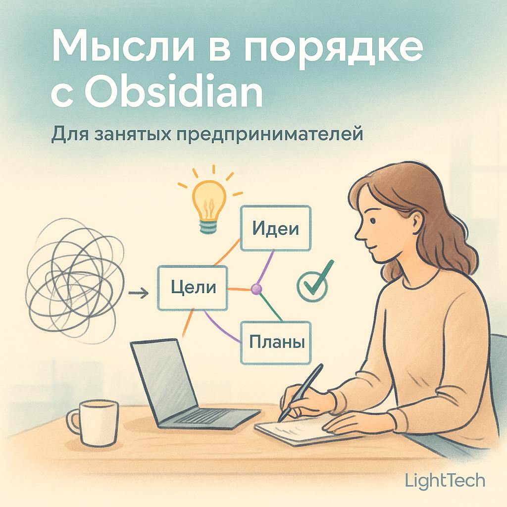 Как привести мысли в порядок с Obsidian: гид для занятых пре | Сетка — социальная сеть от hh.ru