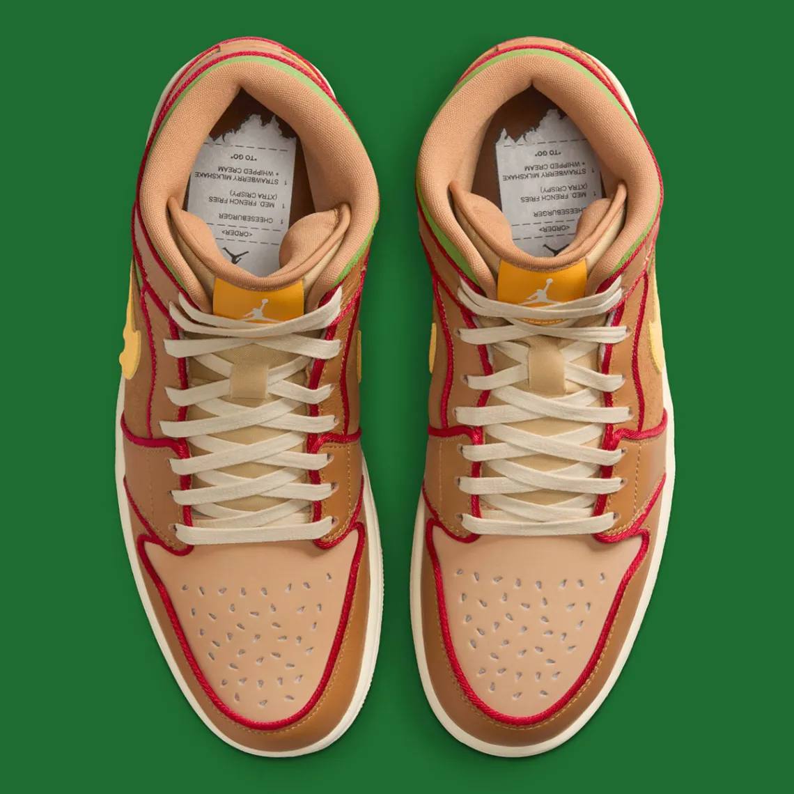 Офигеть, Nike Air Jordan выпустит серию кроссовок, вдохновленных Чизбургером, Клубничным Милкшейком и Картошкой Фри 😱 | Сетка — социальная сеть от hh.ru